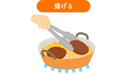 揚げる